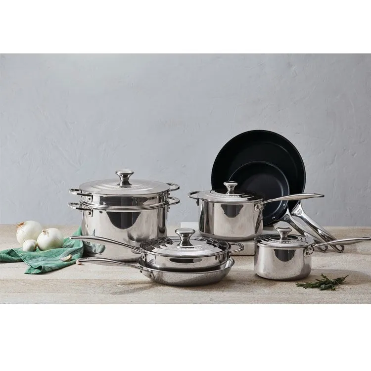 12-Piece Stainless Steel Cookware Set