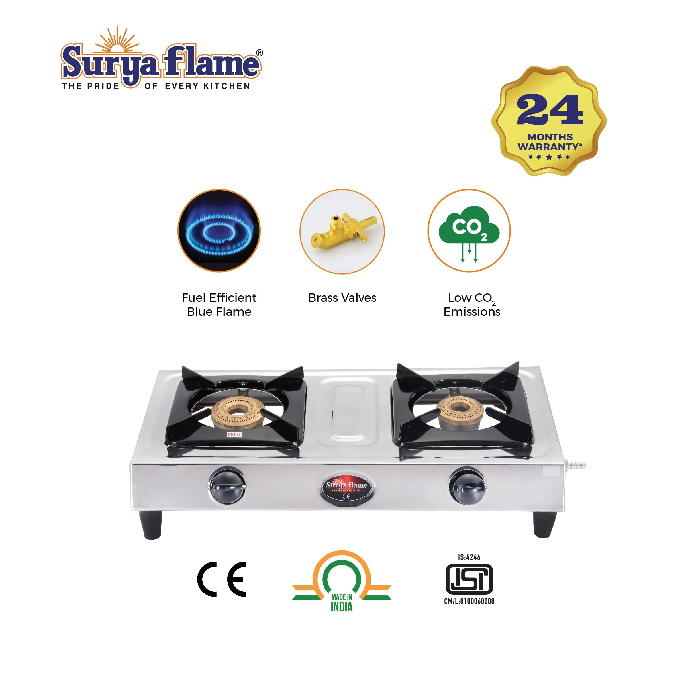 2 SF LPG STOVE 2B VISTA B..