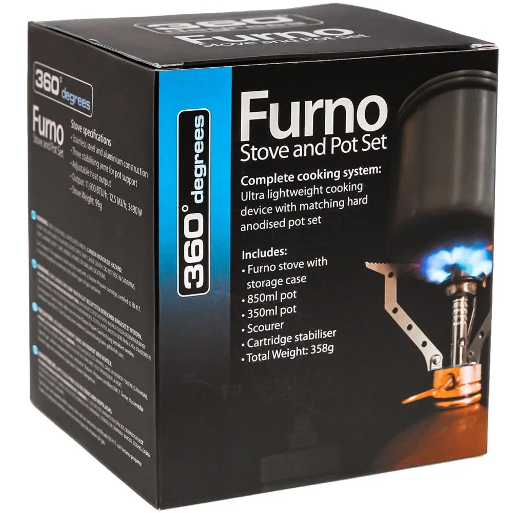 360 DEGREES Furno Stove and Pot Set