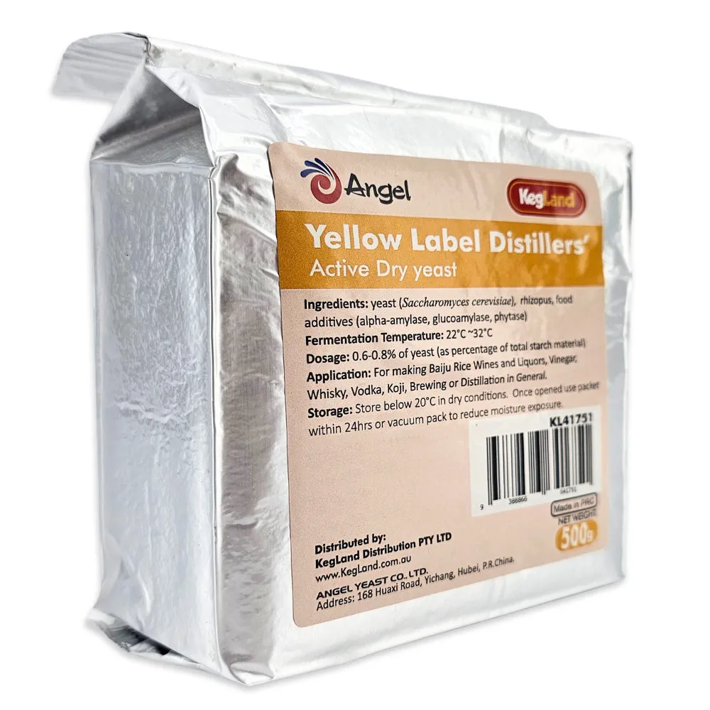 500g Brick - KegLand Angel - Yellow Label Yeast