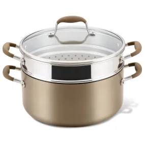 8.5-Quart Wide Stockpot with Multi-Function Insert