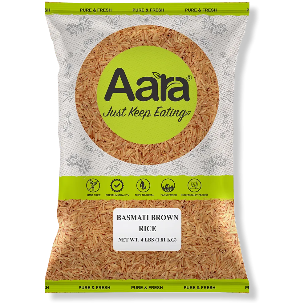 Aara Brown Basmati Rice - 4 LBS