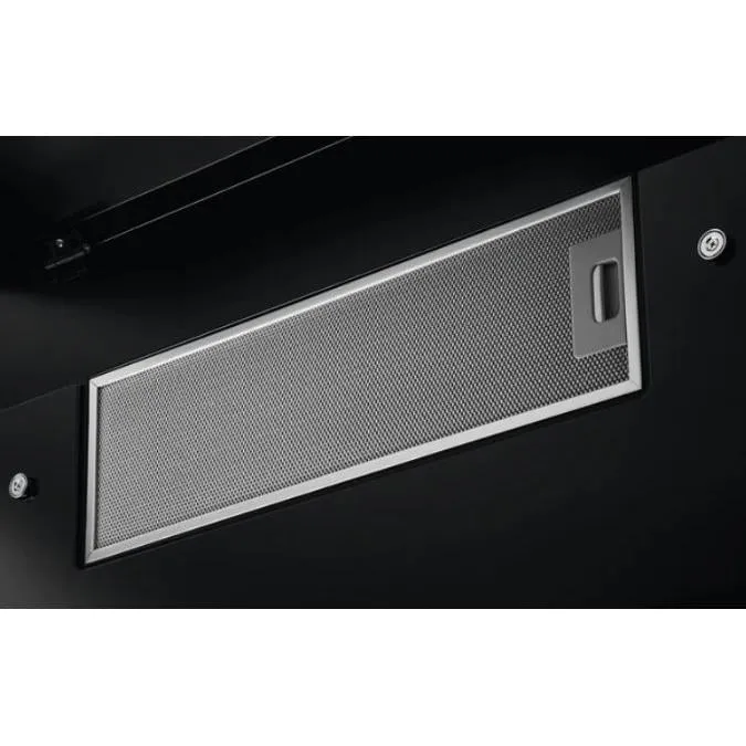 AEG DVE5971HG Built In Angled Hood - Black Glass / Stainless Steel