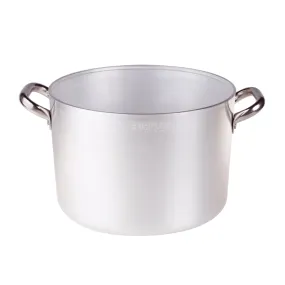 Agnelli Aluminum 3mm Stockpot With Two Stainless Steel Handles, 48.6-Quart