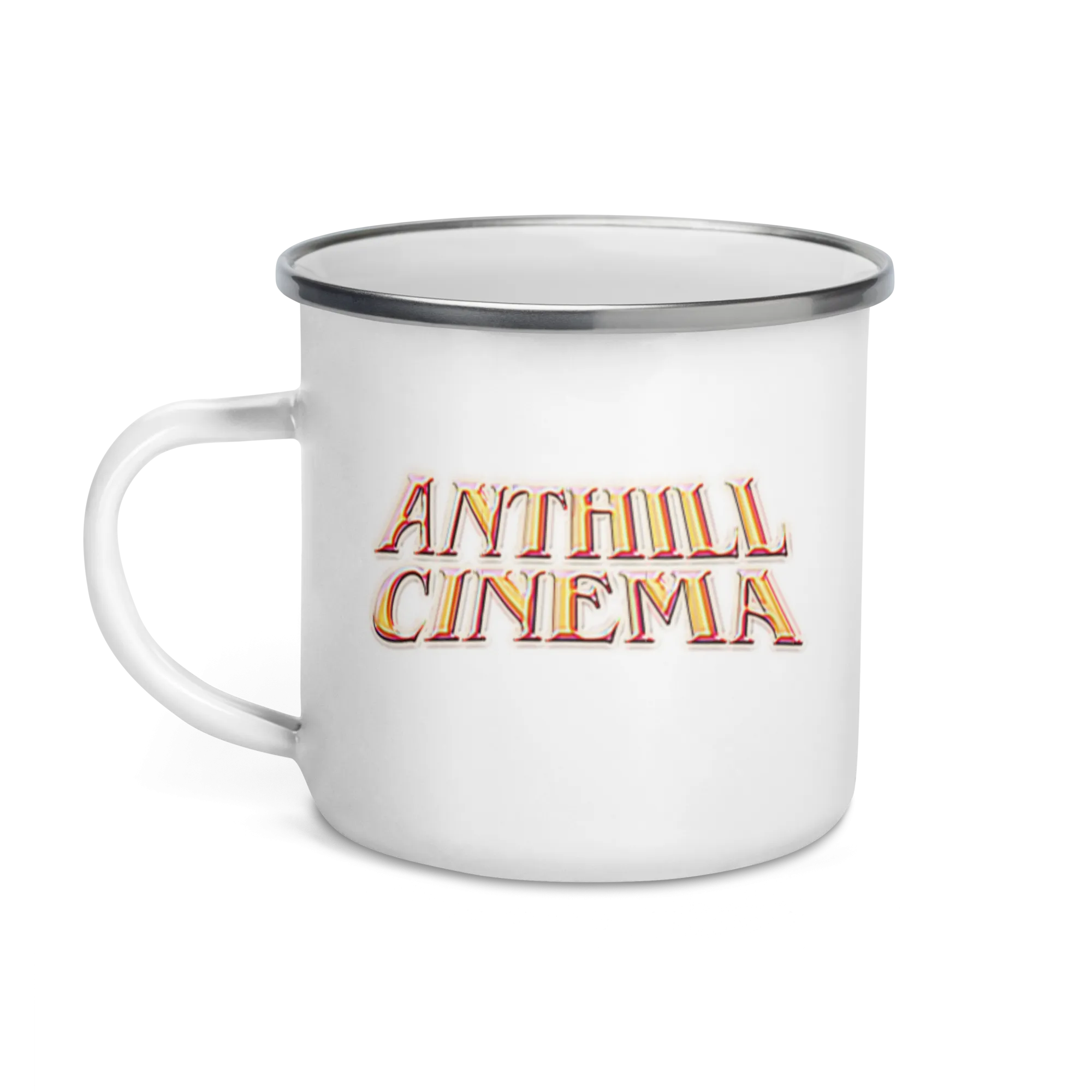 Anthill Cinema - Vintage Horror Logo - Enamel Mug