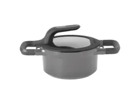 BergHOFF GEM 6.25" Non-stick Covered Stockpot 1.6Qt., Grey