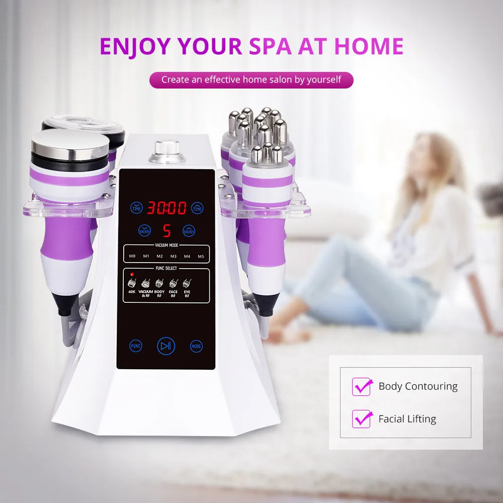 Black Friday 5 In 1 40K Ultrasonic Cavitation Machine With One Brazilian Body Cream