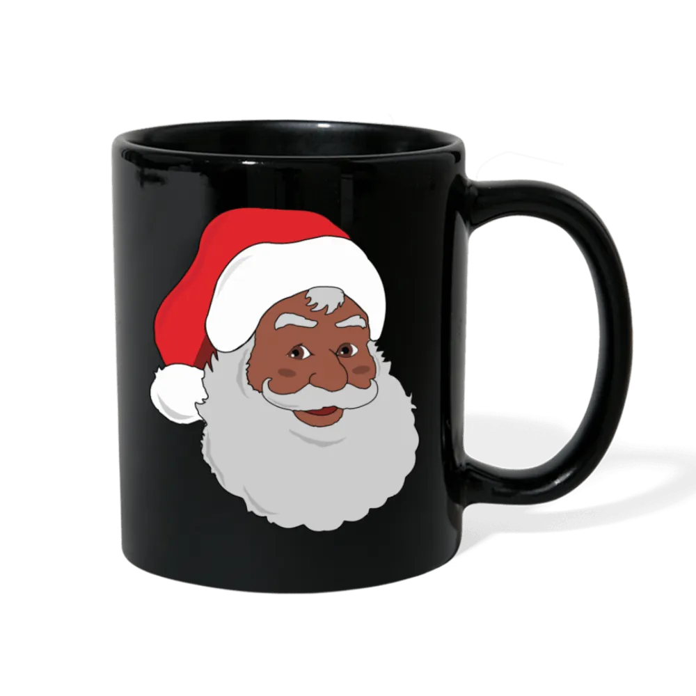 Black Santa Full Color Mug