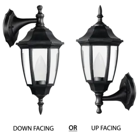 Bright Star Lighting L340 BLACK Convertible Up or Down Facing Lantern