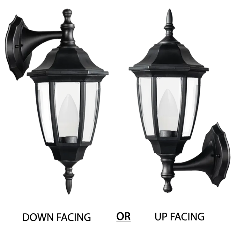 Bright Star Lighting L340 BLACK Convertible Up or Down Facing Lantern