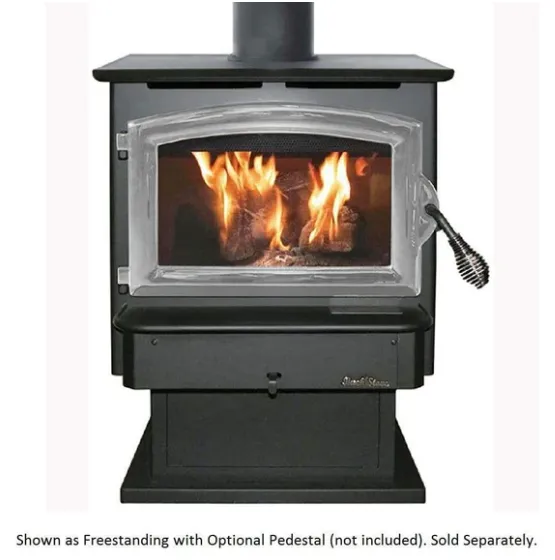 Buck Stove Model 21 1,800 sq. ft. Non-Catalytic Wood Burning Stove with Door New