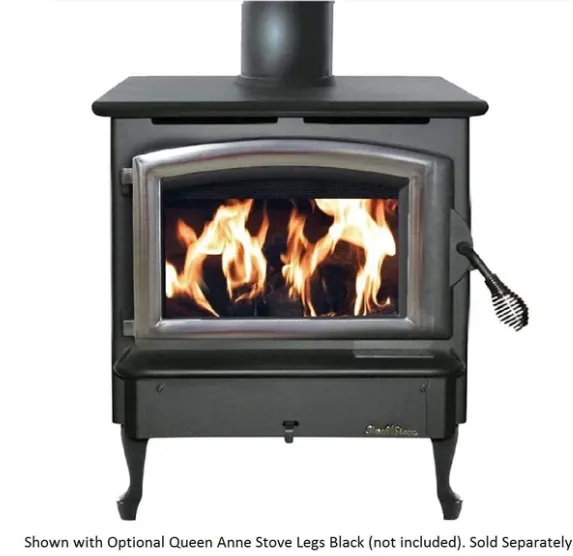 Buck Stove Model 21 1,800 sq. ft. Non-Catalytic Wood Burning Stove with Door New