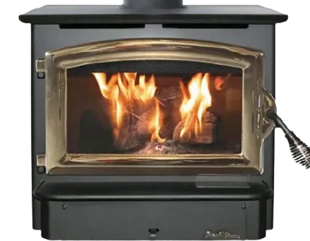 Buck Stove Model 21 1,800 sq. ft. Non-Catalytic Wood Burning Stove with Door New