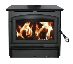 Buck Stove Model 21 1,800 sq. ft. Non-Catalytic Wood Burning Stove with Door New