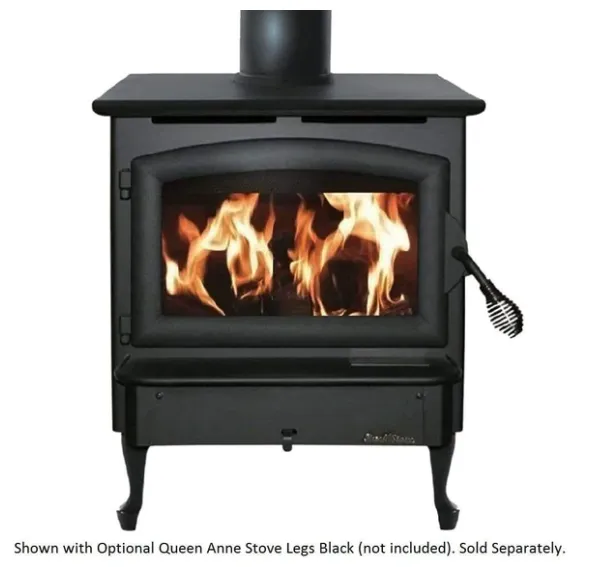 Buck Stove Model 21 1,800 sq. ft. Non-Catalytic Wood Burning Stove with Door New