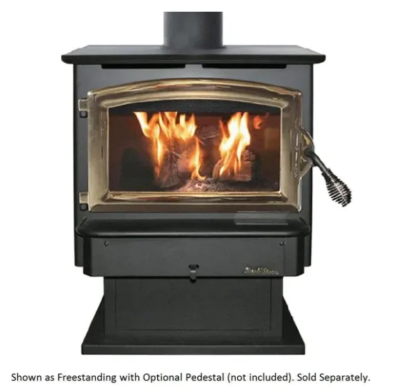 Buck Stove Model 21 1,800 sq. ft. Non-Catalytic Wood Burning Stove with Door New