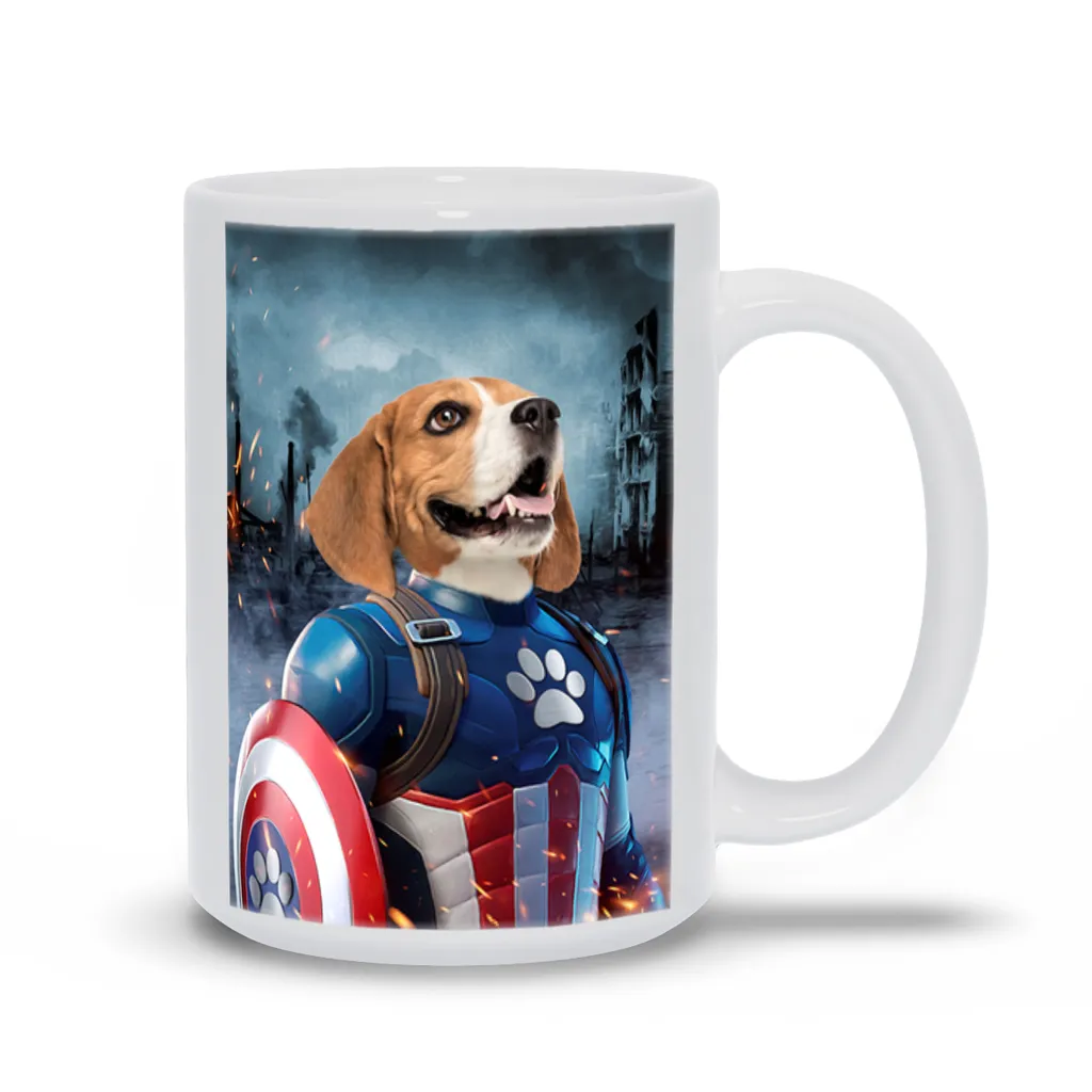 CAPTAIN KIBBLES CUSTOM PET PORTRAIT MUG