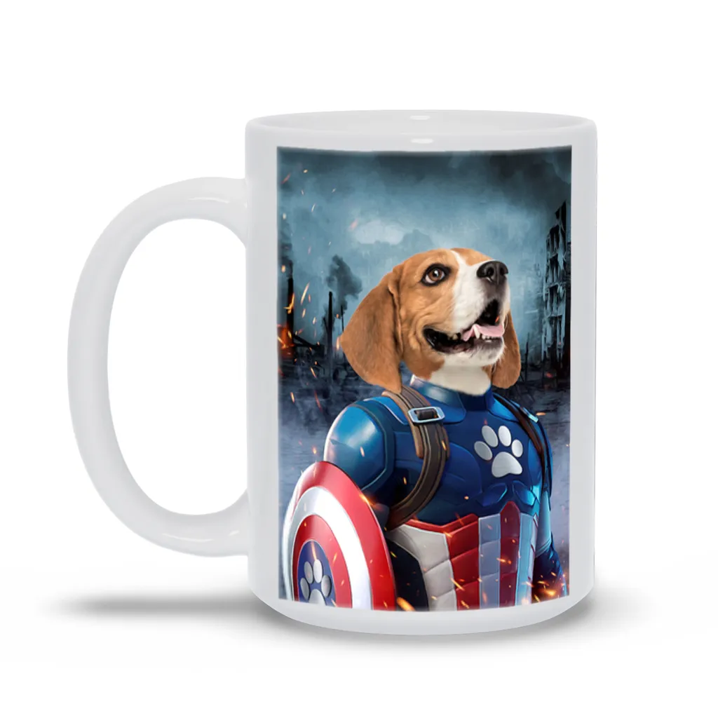 CAPTAIN KIBBLES CUSTOM PET PORTRAIT MUG