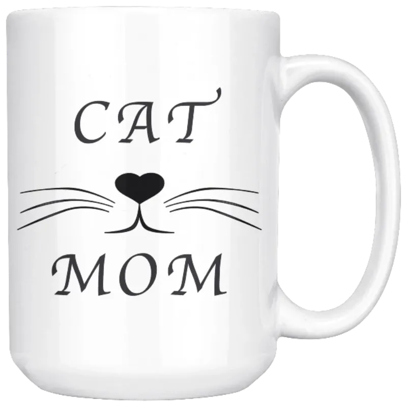 Cat Mom Mug Cat Dad Mug Ceramic Microwave Safe Cat Lovers Gifts