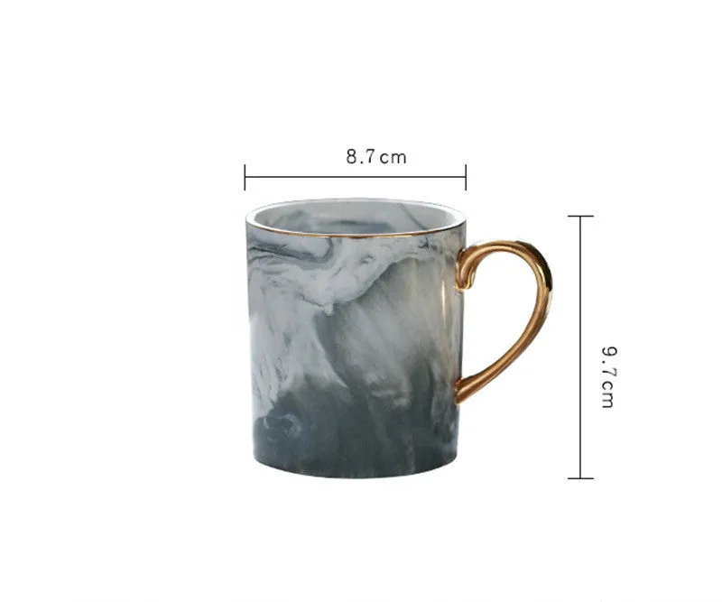 Ceramic Mug - Marble Pattern