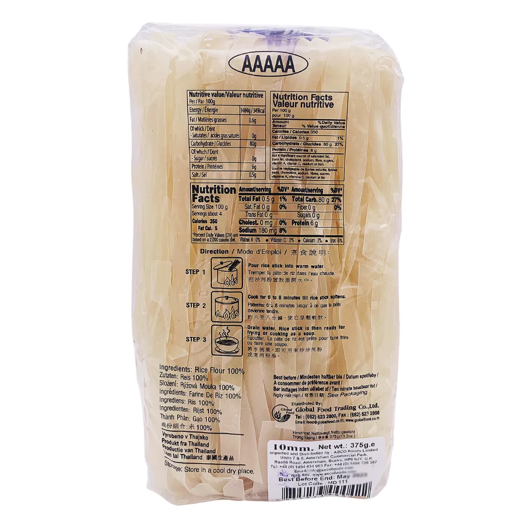 Chantaboon Rice Sticks 10mm XL 375g by Chang