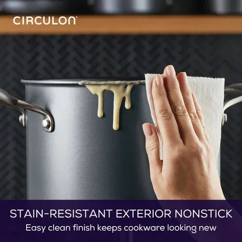 Circulon ScratchDefense A1 Nonstick Induction Covered Stockpot - 24cm/7.6L