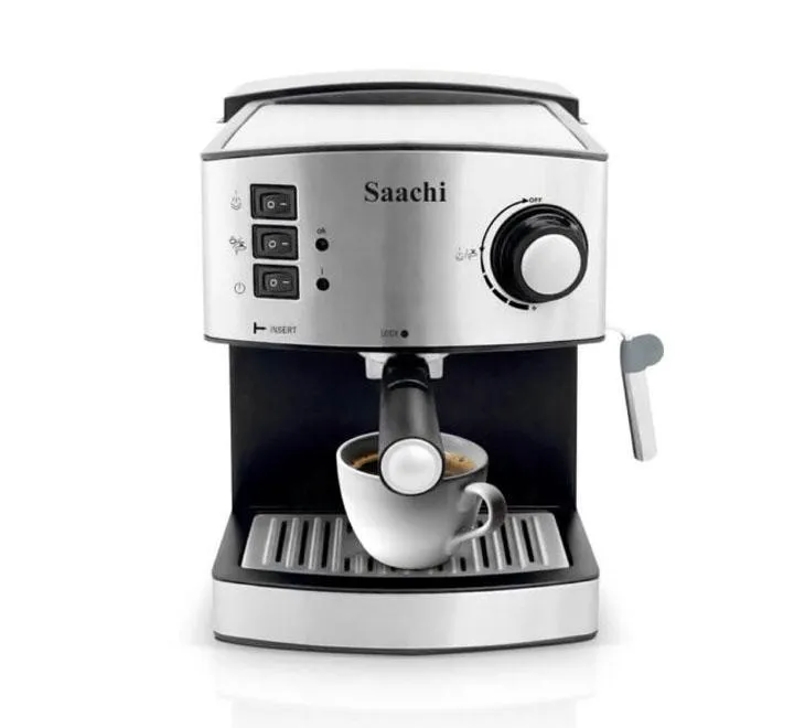 Coffee Maker With 15 Bar Automatic Steam Pressure Pump