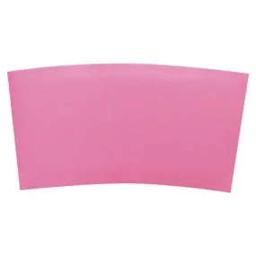 Coffee Sleeves -  Traditional Cup Jackets - Pink - 1,000 ct