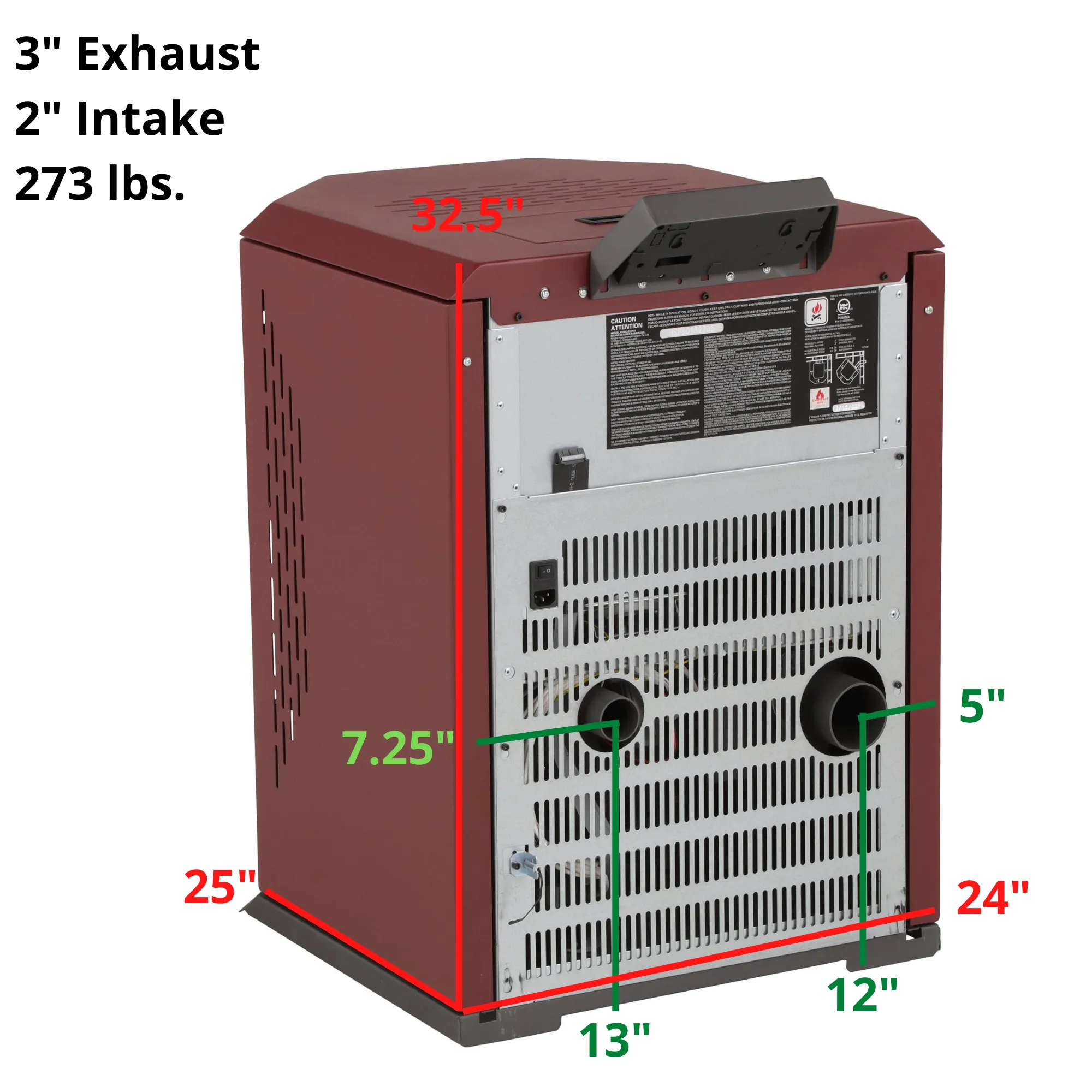 ComfortBilt HP22-N 2,800 sq. ft. EPA Certified Pellet Stove with Auto Ignition 80 lb Hopper Capacity New