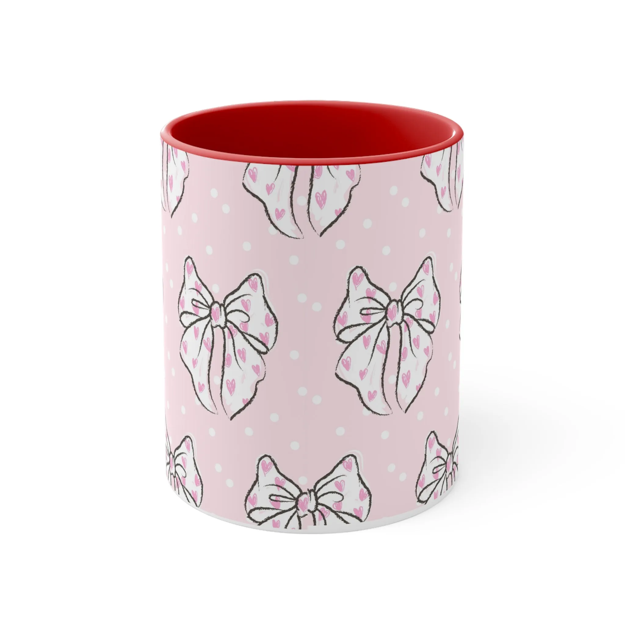 Coquette Pink Bow Ceramic Mug