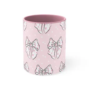 Coquette Pink Bow Ceramic Mug