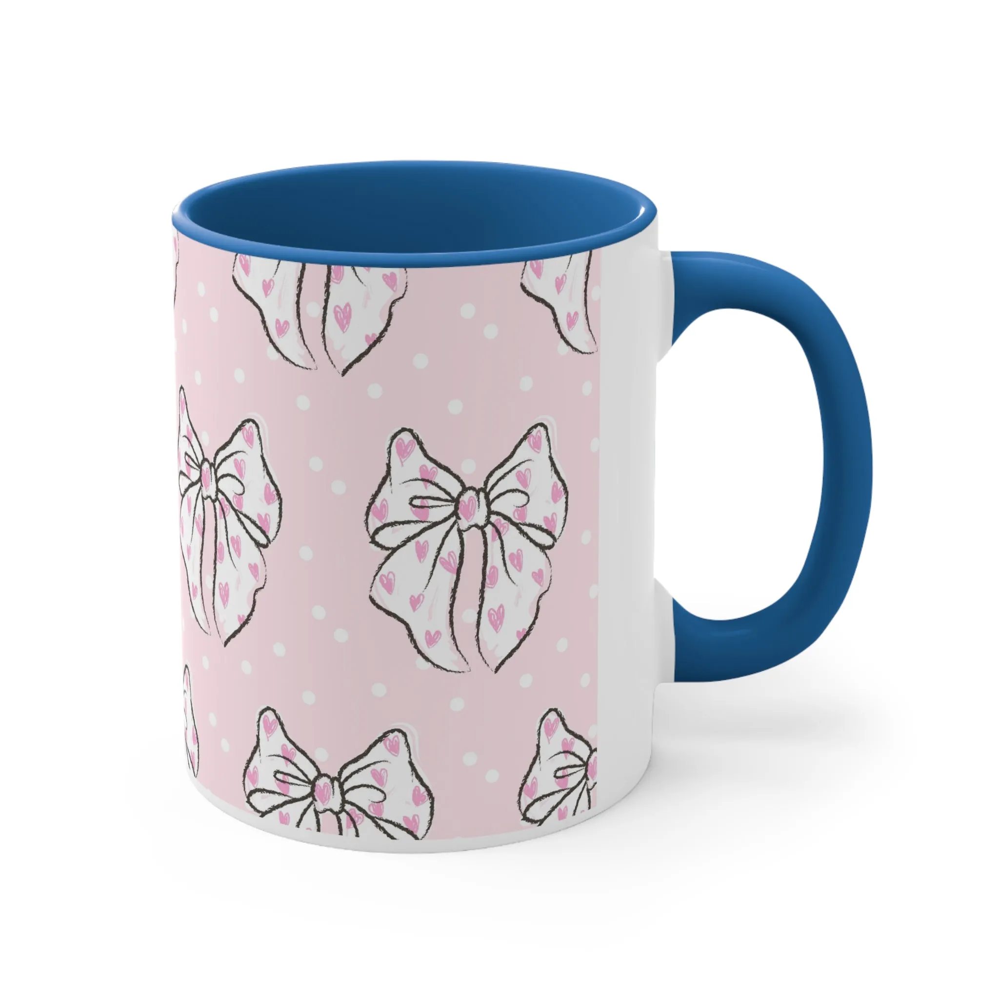 Coquette Pink Bow Ceramic Mug