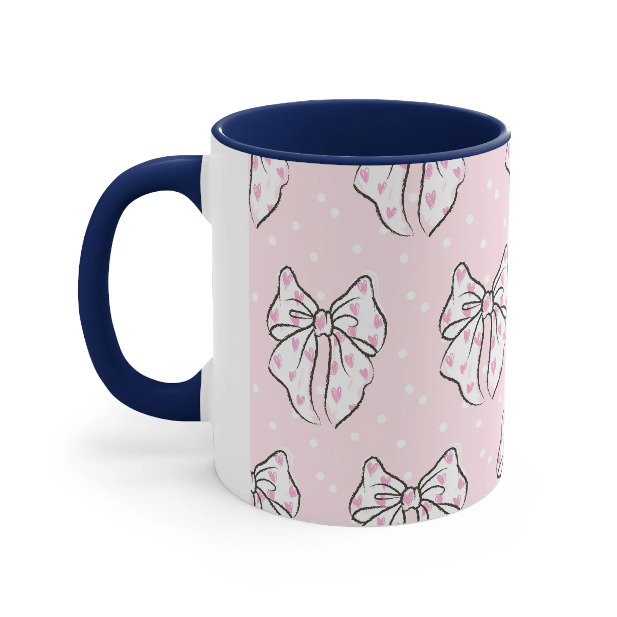 Coquette Pink Bow Ceramic Mug