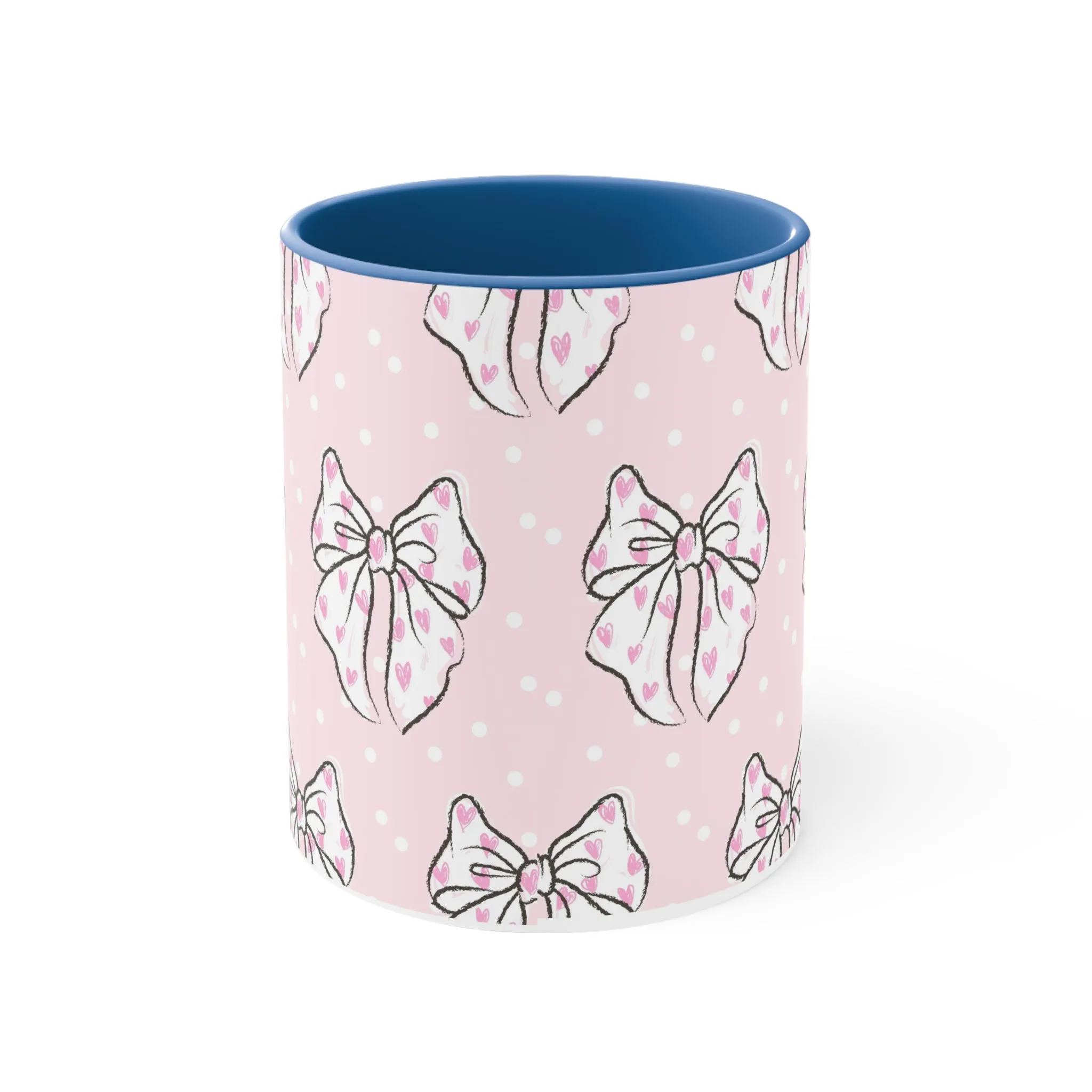 Coquette Pink Bow Ceramic Mug