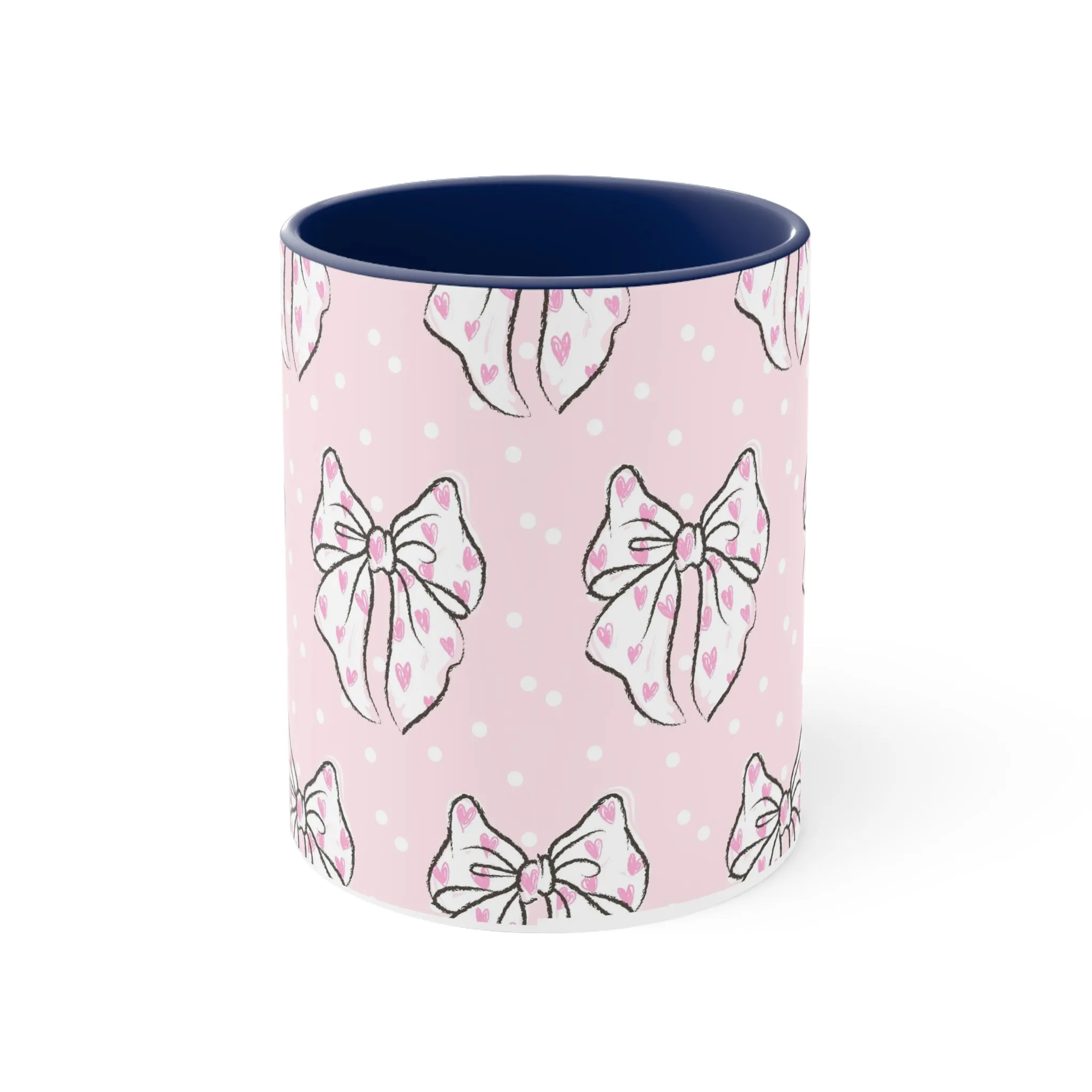 Coquette Pink Bow Ceramic Mug