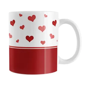 Cute Hearts and Red Mug