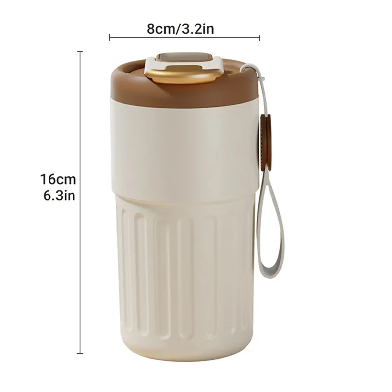 Digital Smart Insulated Coffee Mug With LED Temperature Display