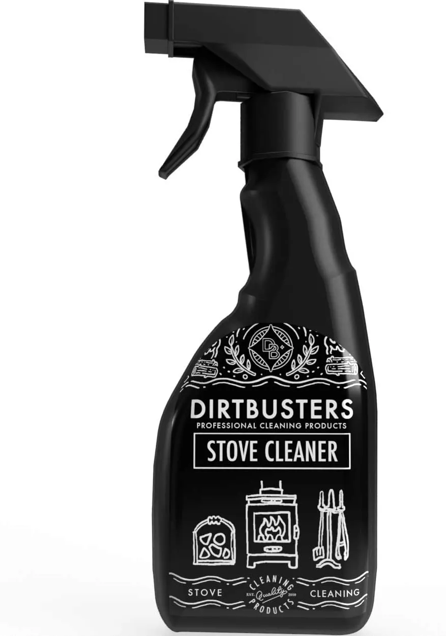 Dirtbusters Stove External Cleaner To Remove Carbon Soot Ash, For Wood Burners (750ml) TRADE