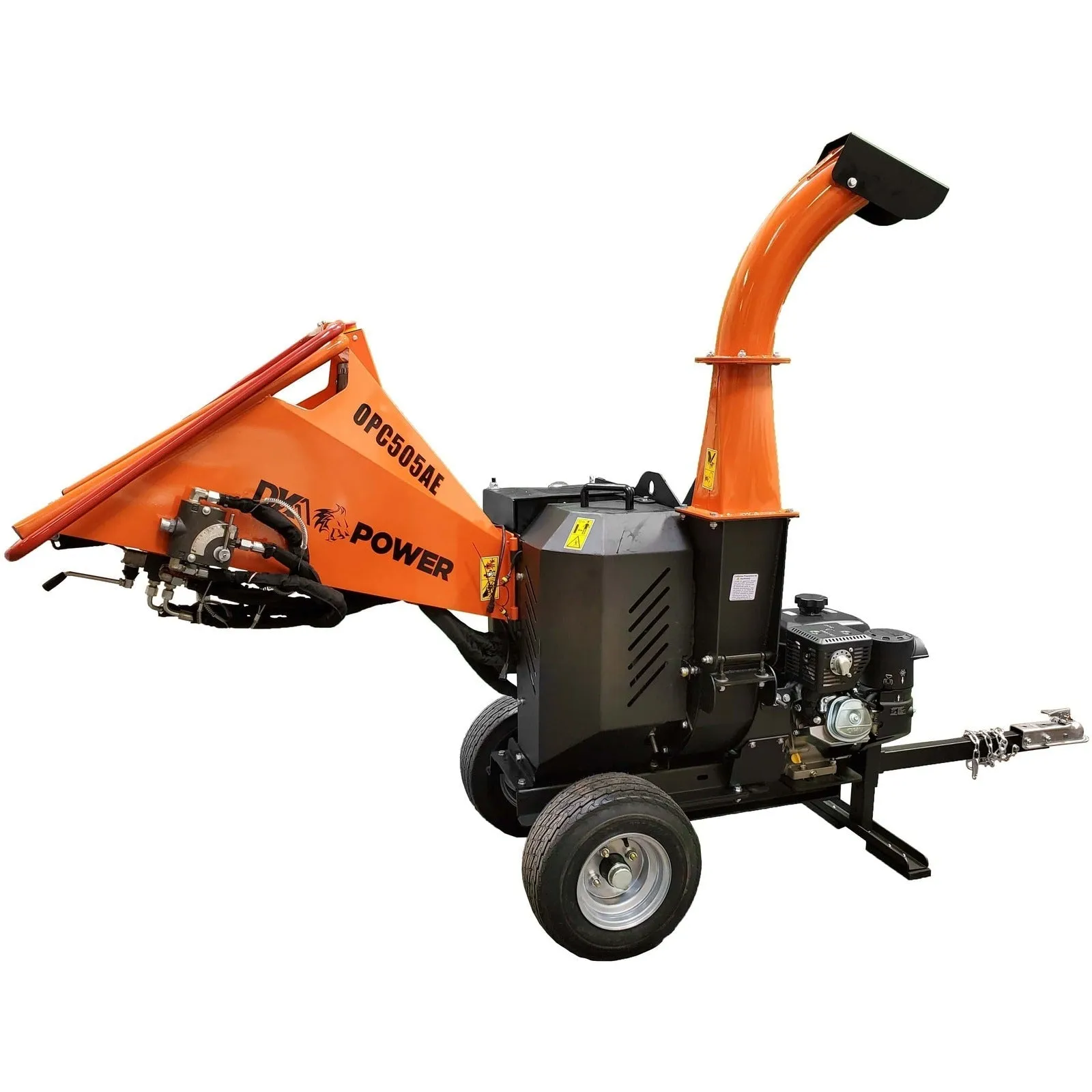 Dk2 5” Electric Start D.o.t. Chipper Self Contained Auto Feed System With Hydraulic Roller Speeds Up To 600 Rpm - OPC505AE