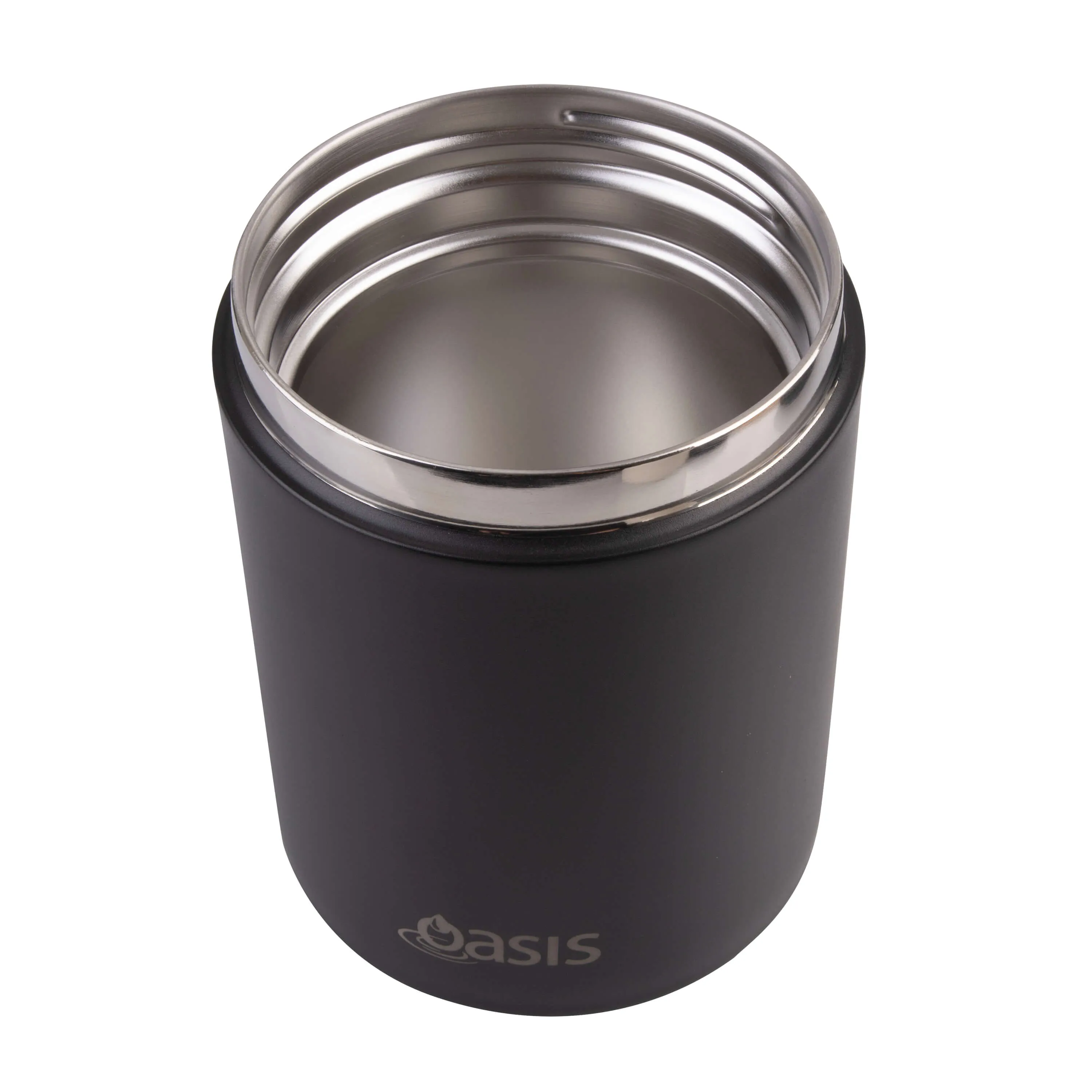 Double Wall Insulated Food Flask 480mL Matte Black