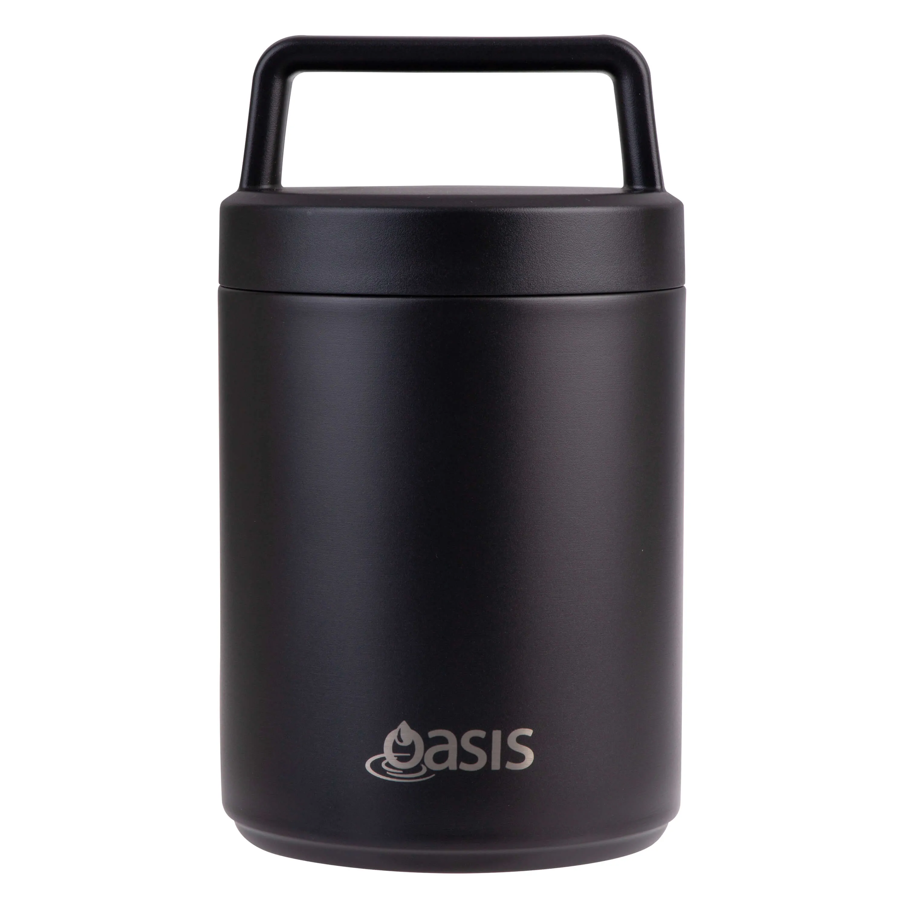 Double Wall Insulated Food Flask 480mL Matte Black