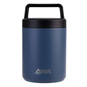 Double Wall Insulated Food Flask 700mL Indigo