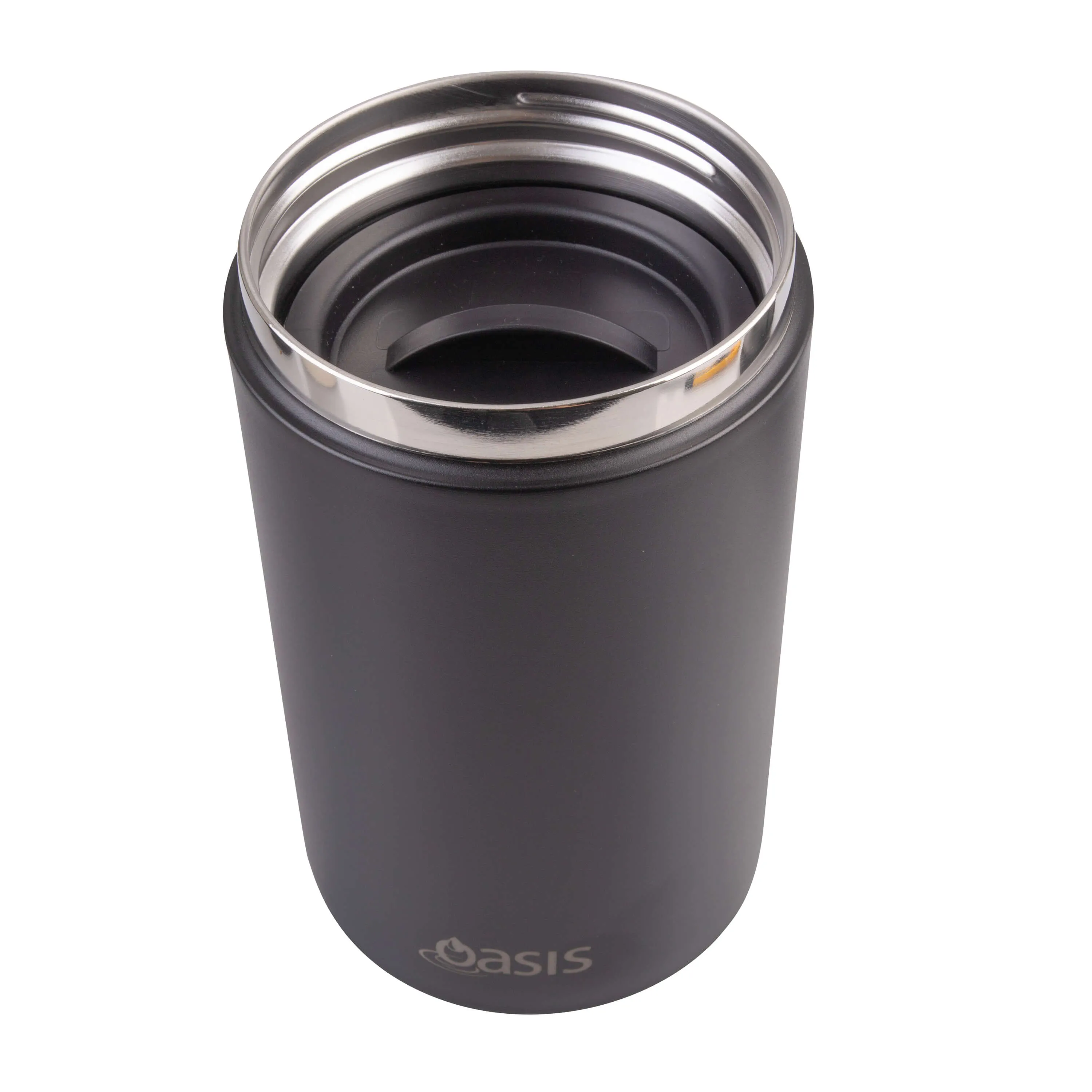 Double Wall Insulated Food Flask 700mL Matte Black