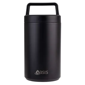 Double Wall Insulated Food Flask 700mL Matte Black