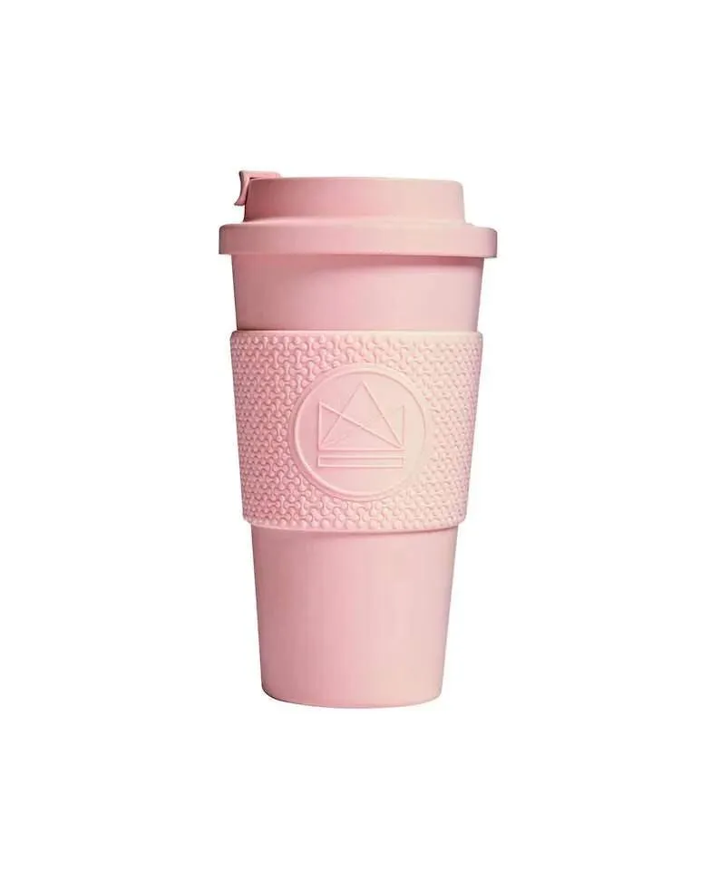 Double Walled Coffee Cup - 460ml - Pink Flamingo