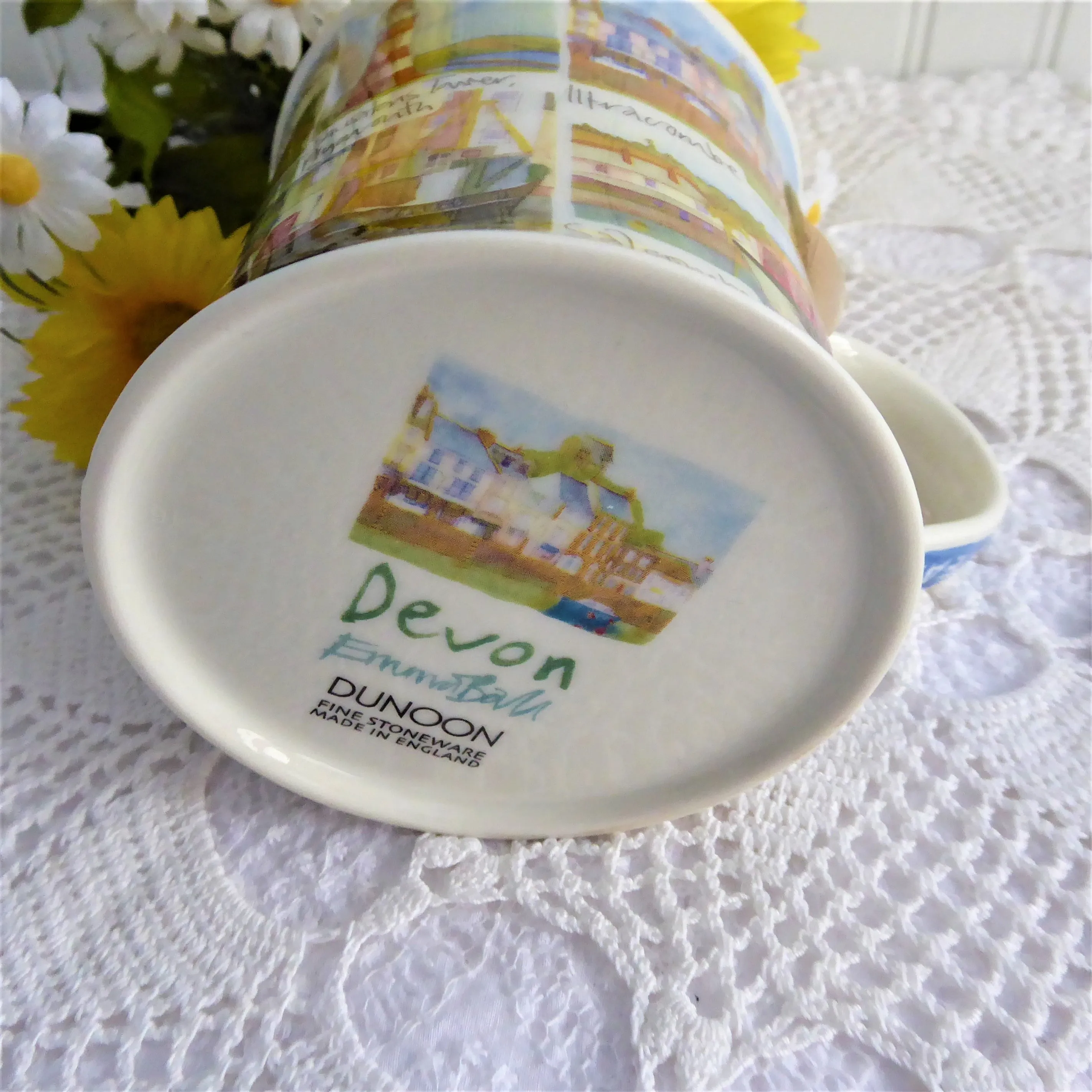 Dunoon Devon Emma Ball Mug English Coastal Villages Devon England