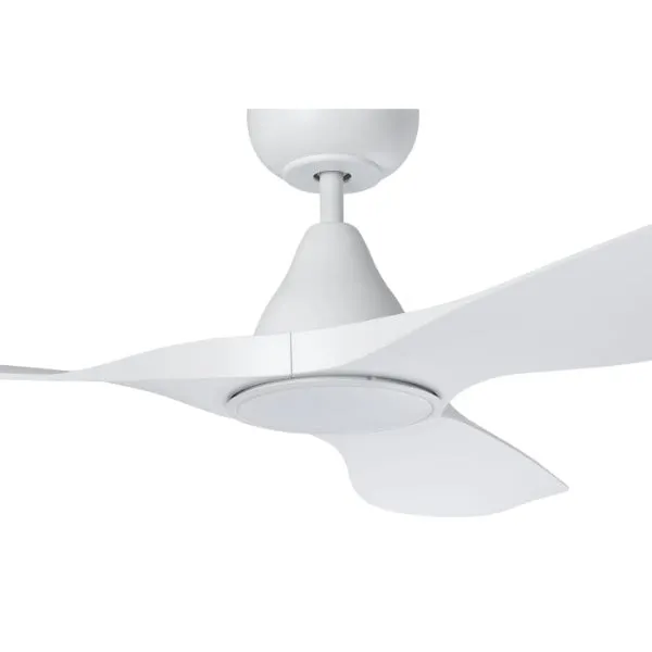 Eglo Surf 48in 122cm Ceiling Fan with 20W LED CCT Light - White