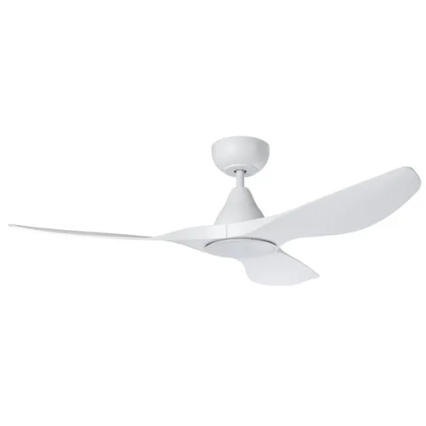 Eglo Surf 48in 122cm Ceiling Fan with 20W LED CCT Light - White