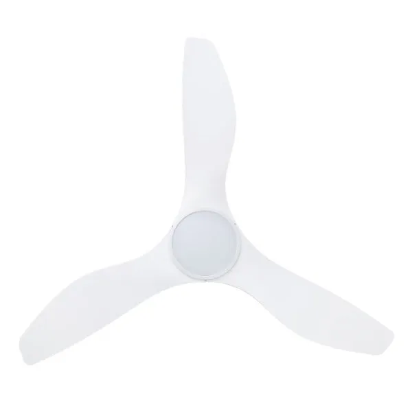 Eglo Surf 48in 122cm Ceiling Fan with 20W LED CCT Light - White