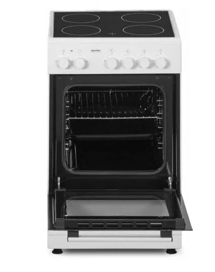 Electric Cooker With Vitroceramic Hob Mpm-53-Kec-37 Black And White